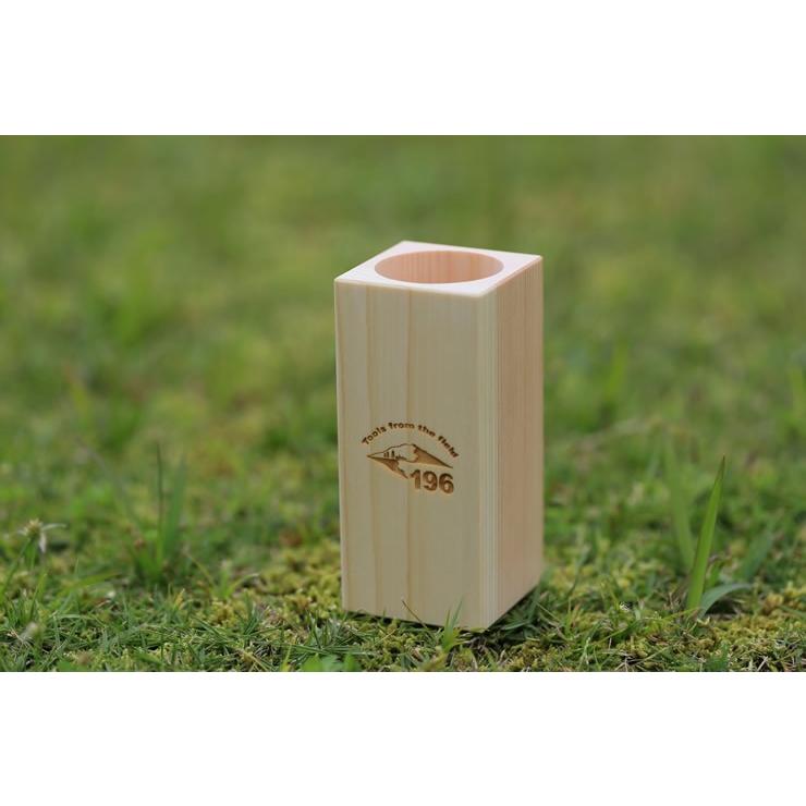 国産ひのき 木製 カトラリースタンド ミニ 196ひのきのキャンプ用品
