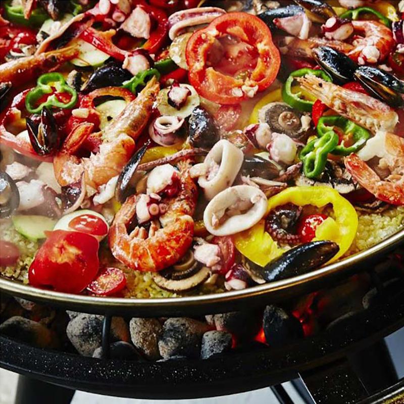 a+ エープラス 大型 パエリア鍋 Paella Pan パエリアパン 52cm 鉄板