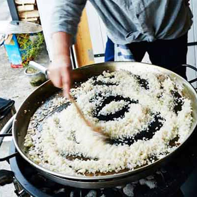 a+ エープラス 大型 パエリア鍋 Paella Pan パエリアパン 52cm 鉄板