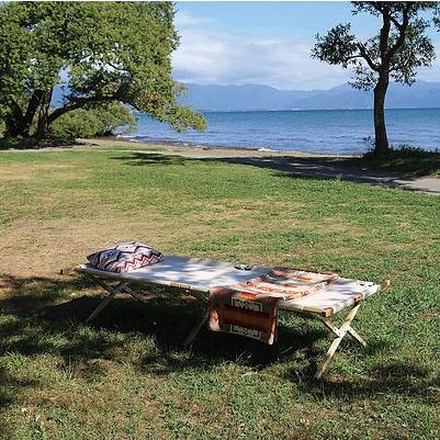 Hang Out（ハングアウト） 木製 帆布 コット アペロ ウッド ベッド