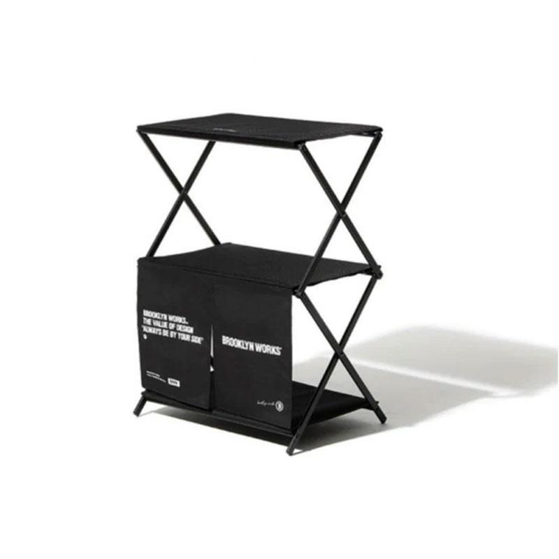 BROOKLYN WORKS 3段シェルフ、キャンプラック　アウトドアラック BROOKLYNWORKS ブルックリンワークス 3-SHELF 3段シェルフ