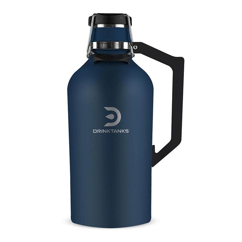 ビールのテイクアウトに！DrinkTanks ビール用真空断熱水筒 グラウラー 