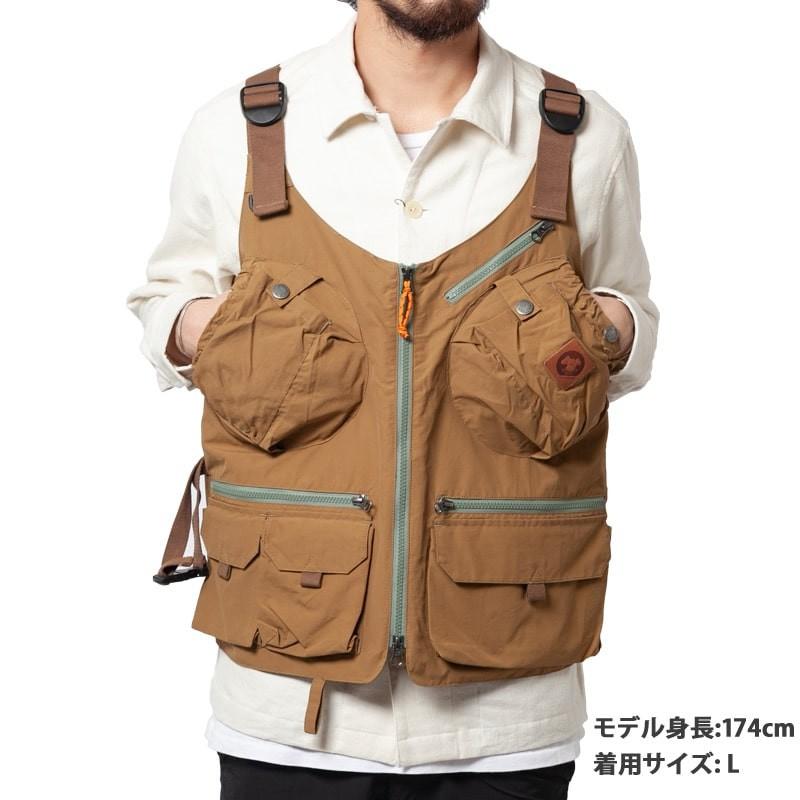 grn grn outdoor TEBURA VEST 21 go9203q ベスト ジャケット ポケット