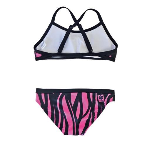 GUARD TYRボックスパンツ セパレート タンキニ フィットネス M GUARD（ガード）×TYR(ティア） レディース水着 ゼブラ ワークアウト