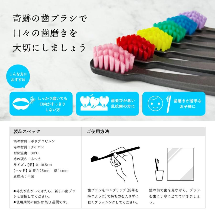 □正規品□ まとめ買いでお得！【6本セット】 進化版！ 奇跡の歯ブラシ
