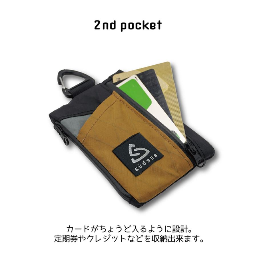 comin【マルチケース／キーポーチ】タンバリン チャコール×ブラック 1827-top.jpg