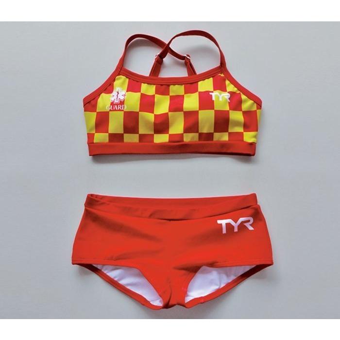 GUARD×TYR レディース水着 チェッカー柄 ワークアウト ビキニ タンキニ