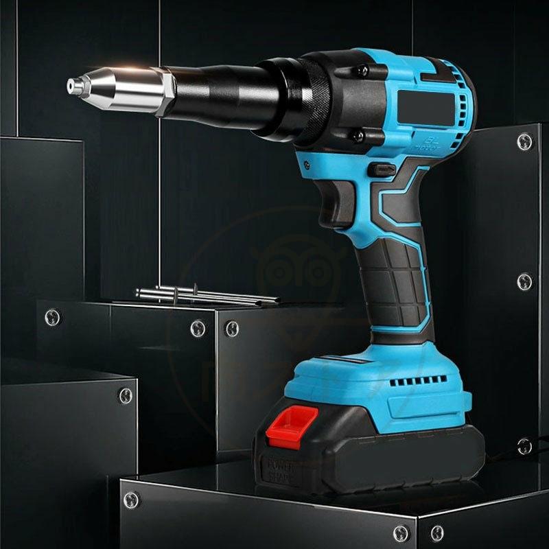 最新作 充電式リベッタ コードレス電動リベットガン 鉄アルミ DIY 便利