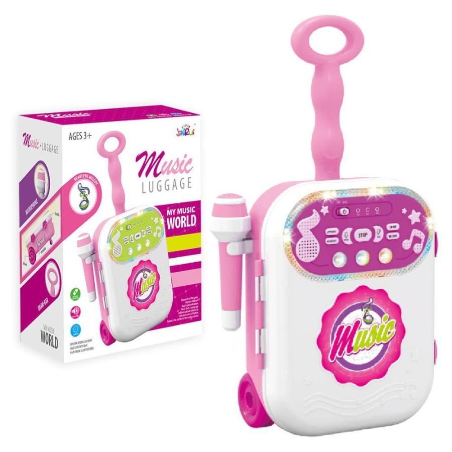 電子玩具 カラオケセット ピンク おもちゃ ラジオ マイク ヘッドフォン 音楽 再生 こども 子供 D11 009 M S Store 通販 Yahoo ショッピング