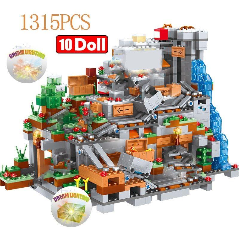 レゴ 互換 互換品 ブロック Minecraft マインクラフト 山の洞窟 The Mountain Cave D11 055 M S Store 通販 Yahoo ショッピング