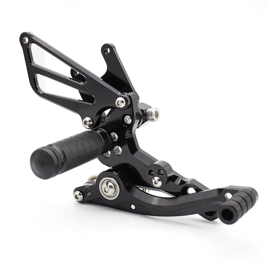 アルミバイクフットペグ ペダルリアセット フットレスト CNC KTMデューク690 2012-2015 Goldの画像