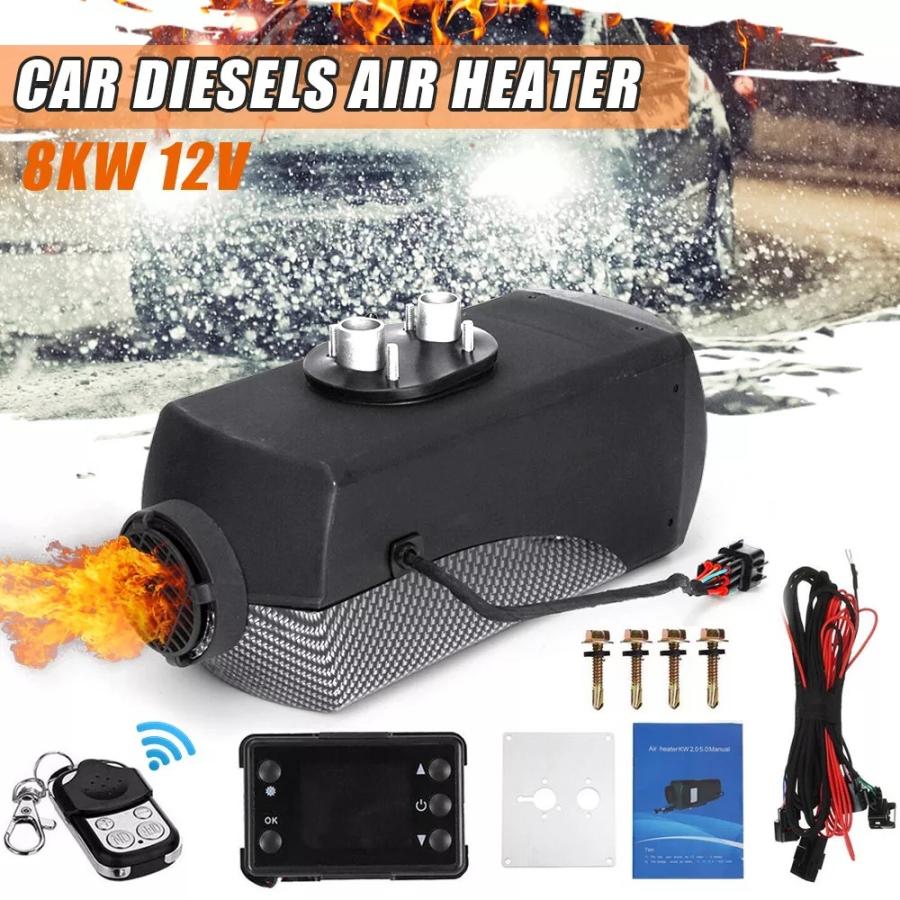 ヒーター 車中泊グッズ 暖房 軽油 ディーゼル パーキング 8KW 12V FF式