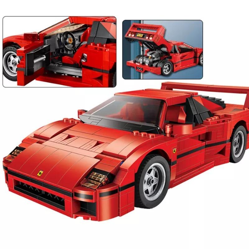 ブロック おもちゃ 車 フェラーリ F40 Ferrarie スポーツカー