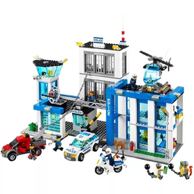販売 レゴシティ ポリスステーション 互換 ブロック LEGO