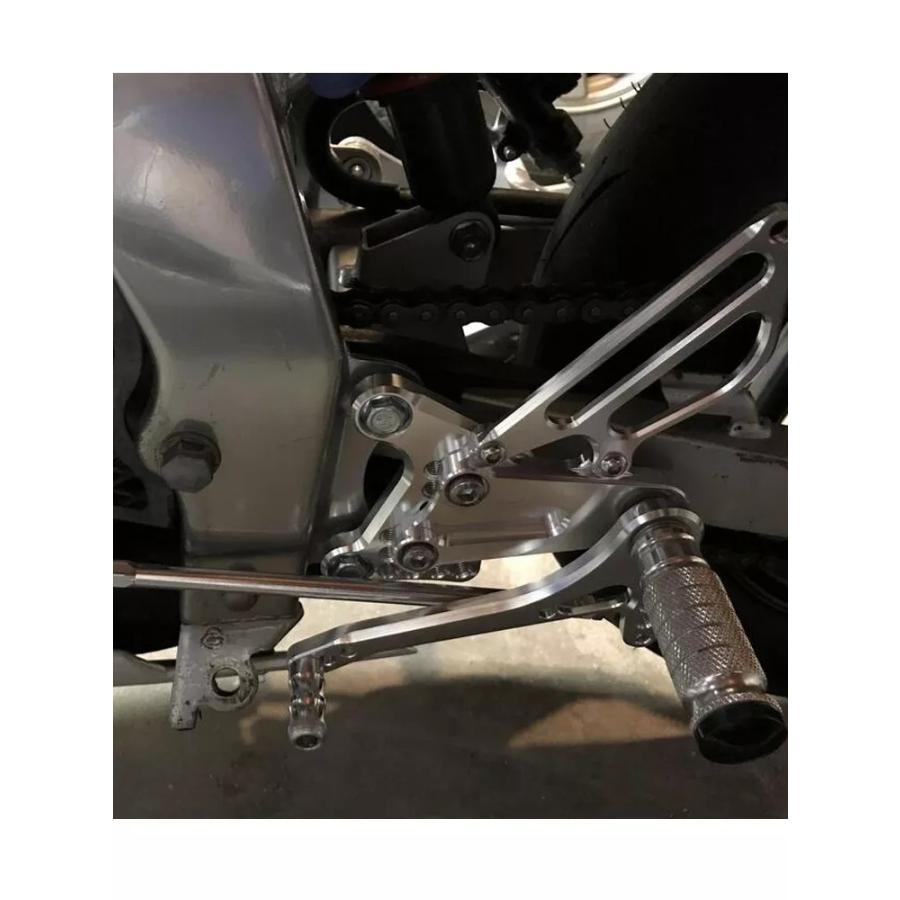 ステップ ペダル バックステップ 可変ポジション ブラック CNC ホンダ NSR MINI NSF100 NSR80 NSR50Rの画像