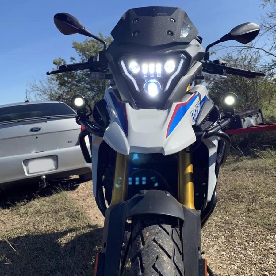 LEDヘッドライト プロジェクター フルセット BMW G310GS G310R G 310 GS R 310GS 2016 2017 2018 デビルアイ_5