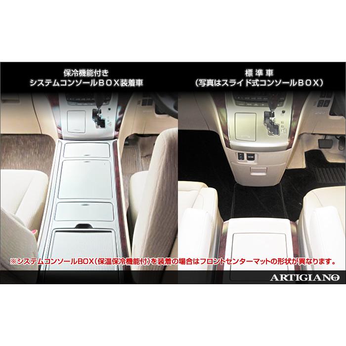 25日限定最大1500円クーポン★アルファード 20系 ガソリン車用 フロント用フロアマット 3枚組 ラバー製 ゴム 防水 撥水｜m-artigiano2｜11