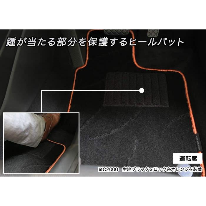【純正】VWフォルクスワーゲンポロ6R フロアマット フォルクスワーゲン（Volkswagen） ポロ 6R 右ハンドル フロアマット 5