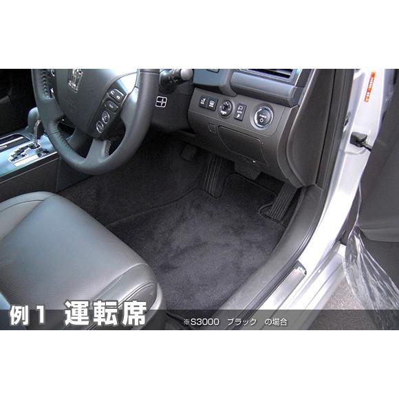 クラウン 200系 ガソリン車専用 フロアマット H20年2月〜 C2000 : 車の