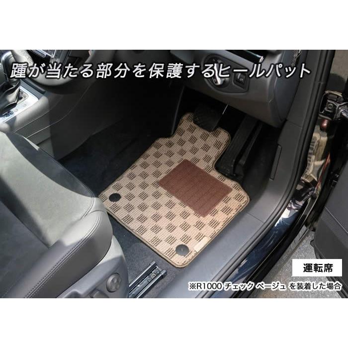 フォルクスワーゲン シャラン 7N 右ハンドル フロアマット+トランク（ラゲッジ）マット 9枚組 ('11年2月〜)  C2000 | フォルクスワーゲン | 05