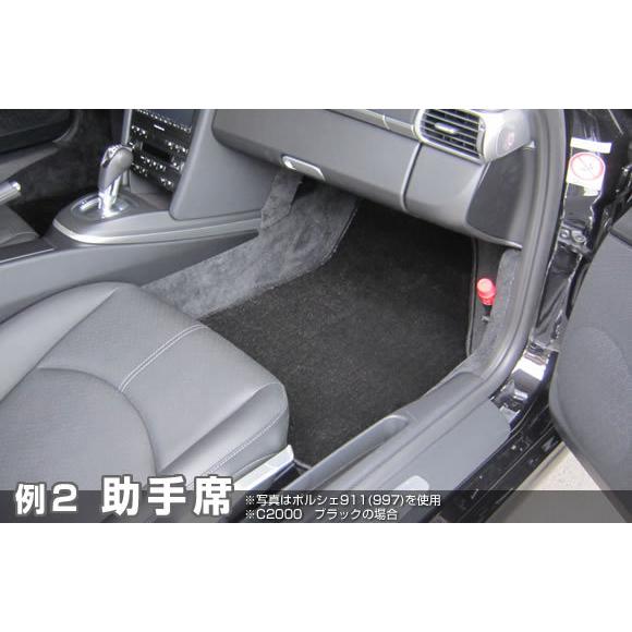 ポルシェ 911 997型 左ハンドル フロアマット 4枚組 (