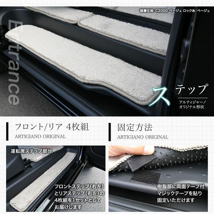 セレナ C27 ステップマット エントランスマット ラバー製 ゴム 防水 撥