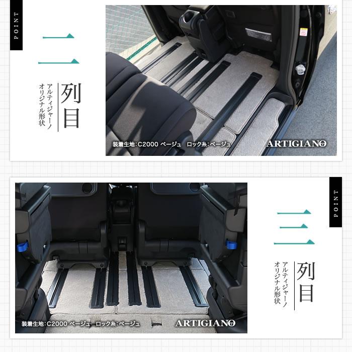 セレナ C27 フロアマット セット ラゲッジマット ステップマット