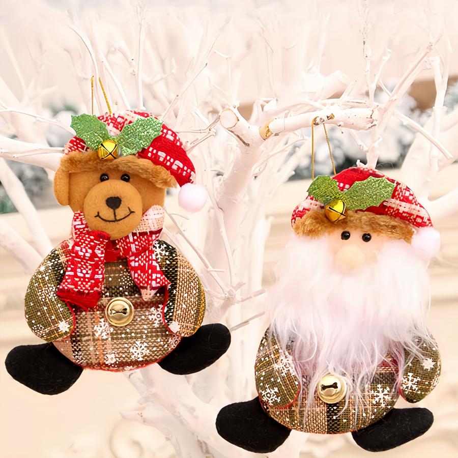 ファービー【クリスマスオーナメント】４個セット クリスマス オーナメント 4個セット 人形 クリスマスツリー 飾り