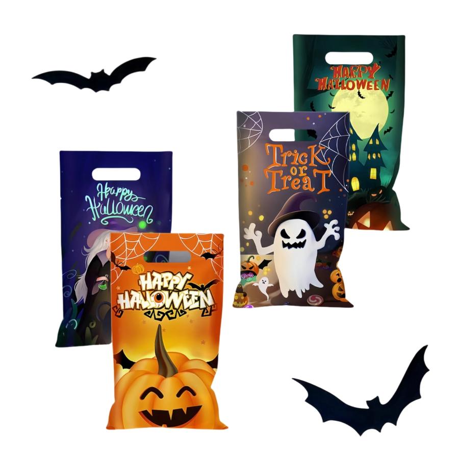 ハロウィン 手提げ袋 ラッピング袋 レジ袋 16.5×26.5cm 20PCS プレゼント お菓子 キャンディバッグ ギフトバッグ |  | 02