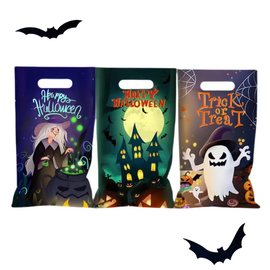 ハロウィン 手提げ袋 ラッピング袋 レジ袋 16.5×26.5cm 20PCS プレゼント お菓子 キャンディバッグ ギフトバッグ |  | 06