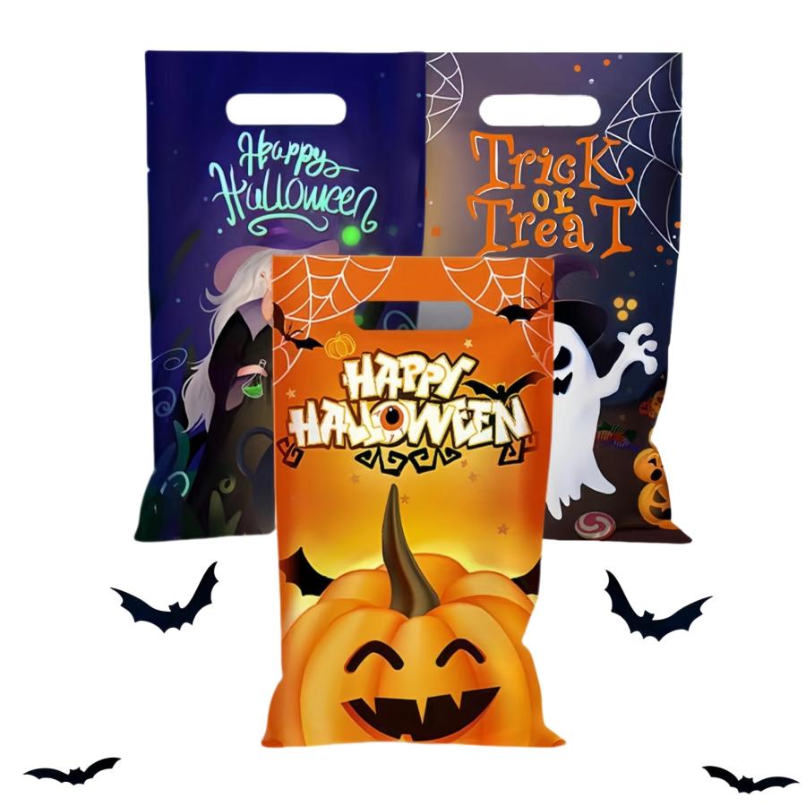 手提げ袋 ハロウィン ラッピング袋 レジ袋 16.5×26.5cm 40PCS