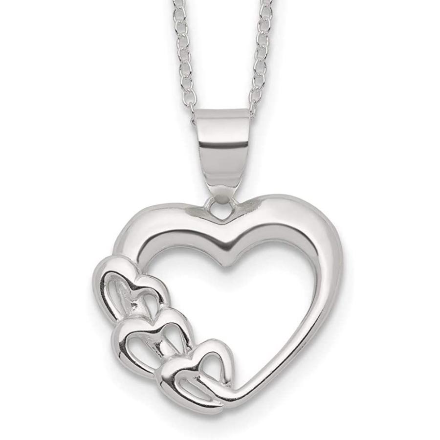 レビューで送料無料 Icecarats 925スターリングシルバーハートチェーンネックレスs Love 並行輸入品 その他財布 帽子 ファッション小物 Alice Com Ve