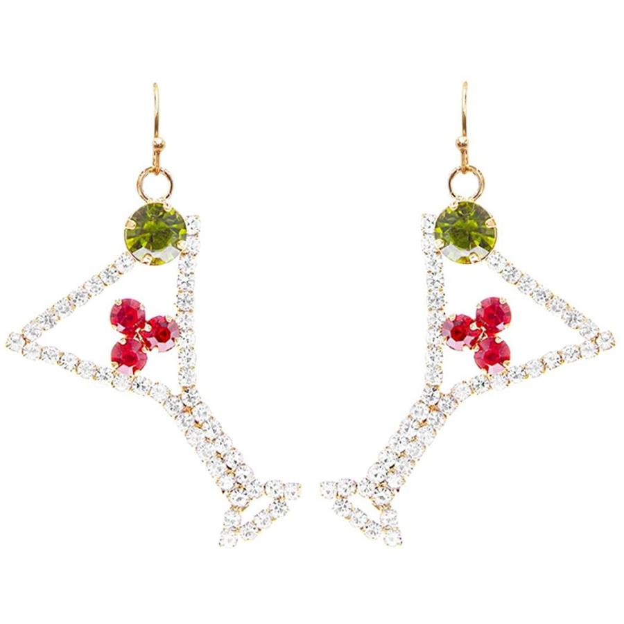 人気新品入荷 Jubalee & Rosemarie レディース 2インチ 並行輸入品 イヤリング ラインストーン クリスタル ガラス カクテル マティーニ ゴールドトーン シック その他財布、帽子、ファッション小物 人気新品入荷 Jubalee & Rosemarie レディース 2インチ 並行輸入品 イヤリング ラインストーン クリスタル ガラス カクテル マティーニ ゴールドトーン シック その他財布、帽子、ファッション小物