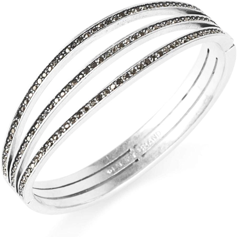 【希少!!】 Lucky Brand Pave Layer Bar Hinge Cuff Bracelet Silver 並行輸入品 その他財布、帽子、ファッション小物 【希少!!】 Lucky Brand Pave Layer Bar Hinge Cuff Bracelet Silver 並行輸入品 その他財布、帽子、ファッション小物