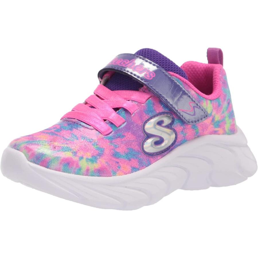 送料無料! Skechers 302484LSkechers Kids Girls Dynamic Dash-Vivid Paint Sneaker  Purple Multi  13.5 Little Kid　並行輸入品