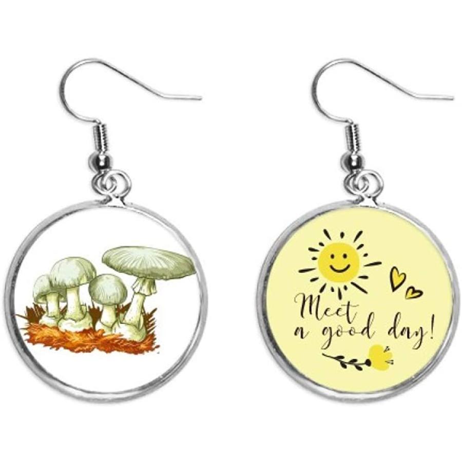 美味しい新鮮なマッシュルームイラスト イヤードロップ ヒマワリ イヤリング ジュエリー ファッション 並行輸入品 Ftt4x2aah5 ファッション Centralcampo Com Br