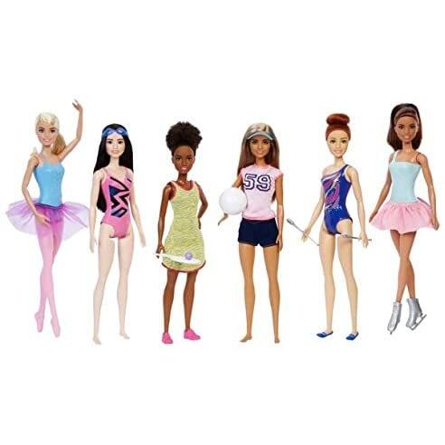 【送料無料キャンペーン?】 Doll 6 Anything Be Can You Barbie Sports Accessories　並行輸入品 with Collection Career その他おもちゃ