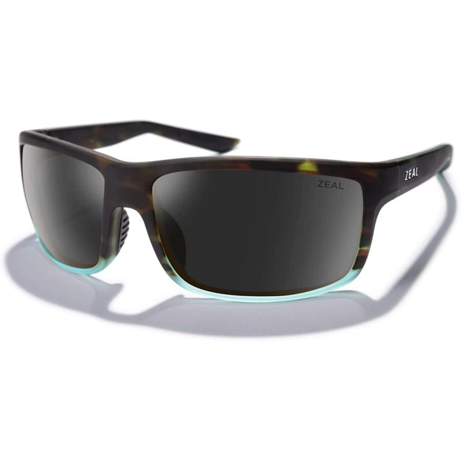 Zeal Optics Men's Red Cliff Rectangular Sunglasses  Tropic Fade/Polarized Dark Grey Lens  Large　並行輸入品