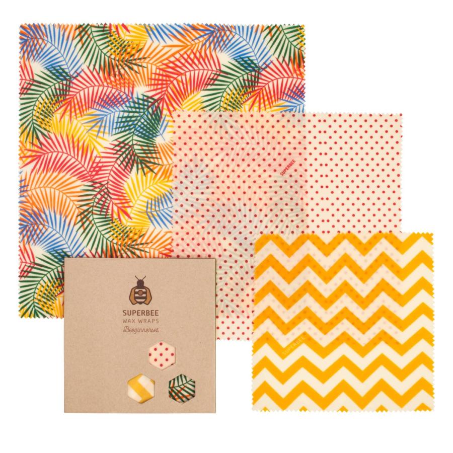 蜜蝋 SuperBee Beeswax Wraps ミツロウラップ 再利用可能なフードラップ オーガニック エコロジー みつろう エコラップ Tropical 最大48%OFFクーポン 蜜蝋 SuperBee Beeswax Wraps ミツロウラップ 再利用可能なフードラップ オーガニック エコロジー みつろう エコラップ Tropical 最大48%OFFクーポン