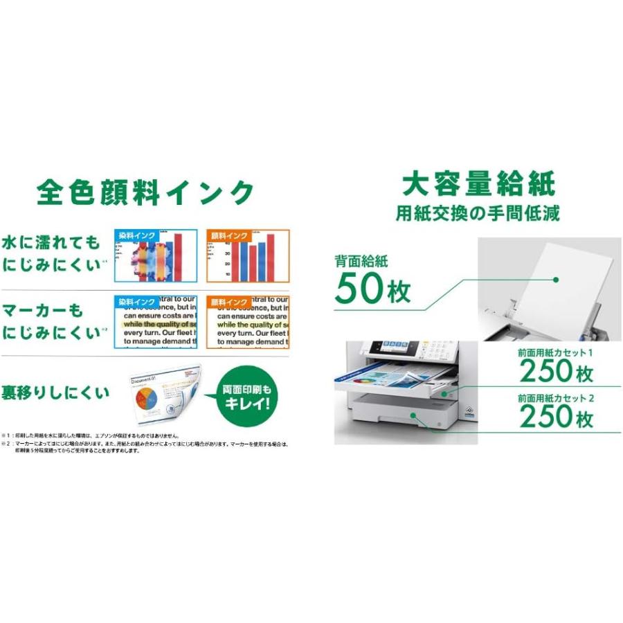 エプソン プリンター A3ノビ対応ビジネスインクジェットカラー複合機 FAX PX-M6011F コンパクト 2段カセットモデル
