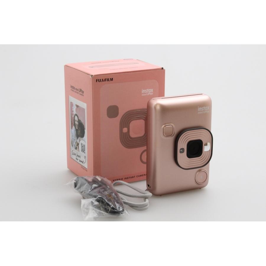 フジフイルム　instax mini Liplay  リプレイ ブラッシュゴールド(ピンク) HM1VBJ 　｜m-camera