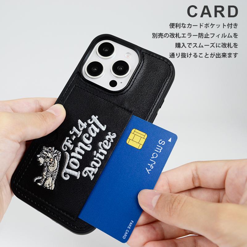 AVIREX（アヴィレックス） iPhone16 ケース ブランド カード ポケット