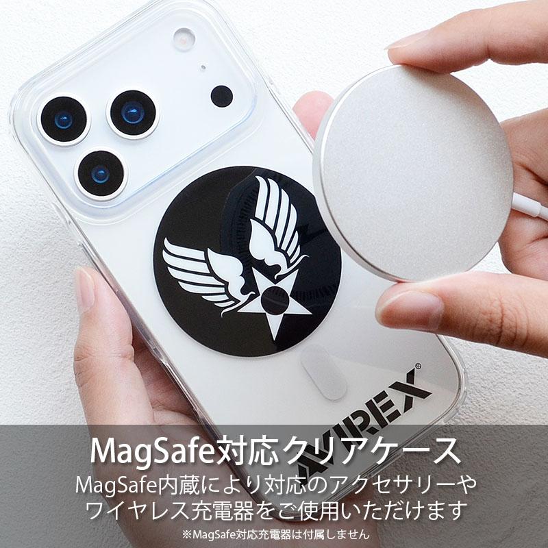 【詳細不明】Aロゴ 透明ケース付き　　2021年 AVIREX（アヴィレックス） iPhone17 iPhone17pro ケース ブランド TPU
