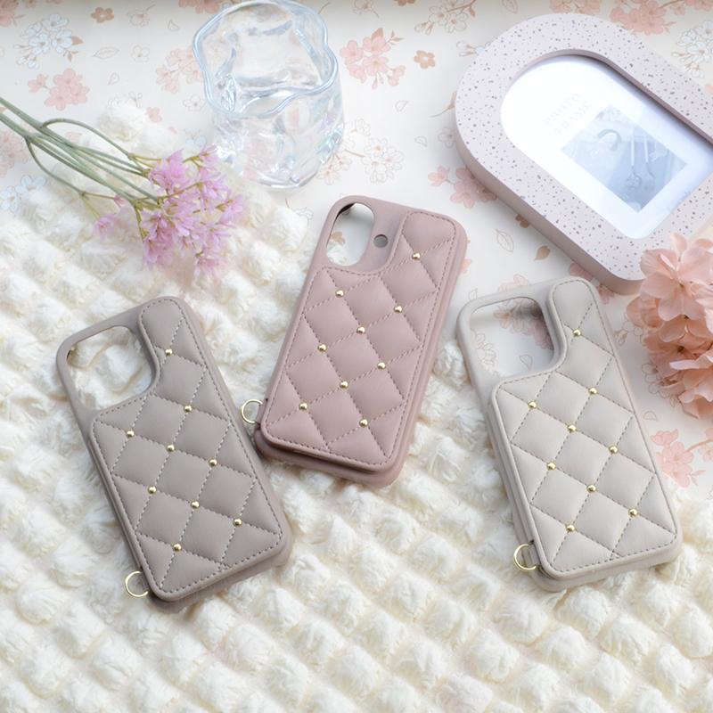 CECIL McBEE（セシルマクビー） iPhone17 ケース キルティング 背面