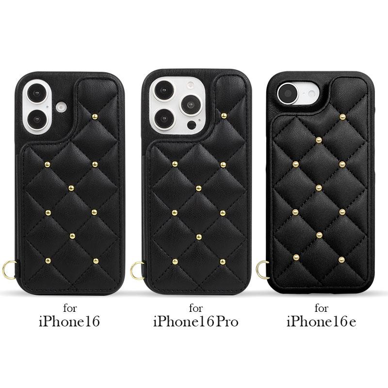 CECIL McBEE（セシルマクビー） iPhone17 ケース キルティング 背面