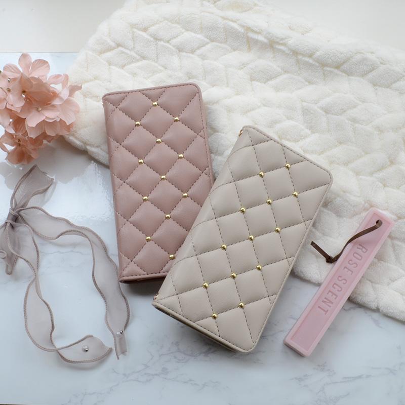 CECIL McBEE（セシルマクビー） iPhone17 ケース 手帳型 キルティング