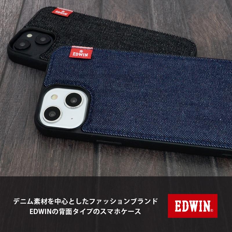 EDWIN（エドウィン） スマホケース iPhone14 薄型 iPone14Pro デニム