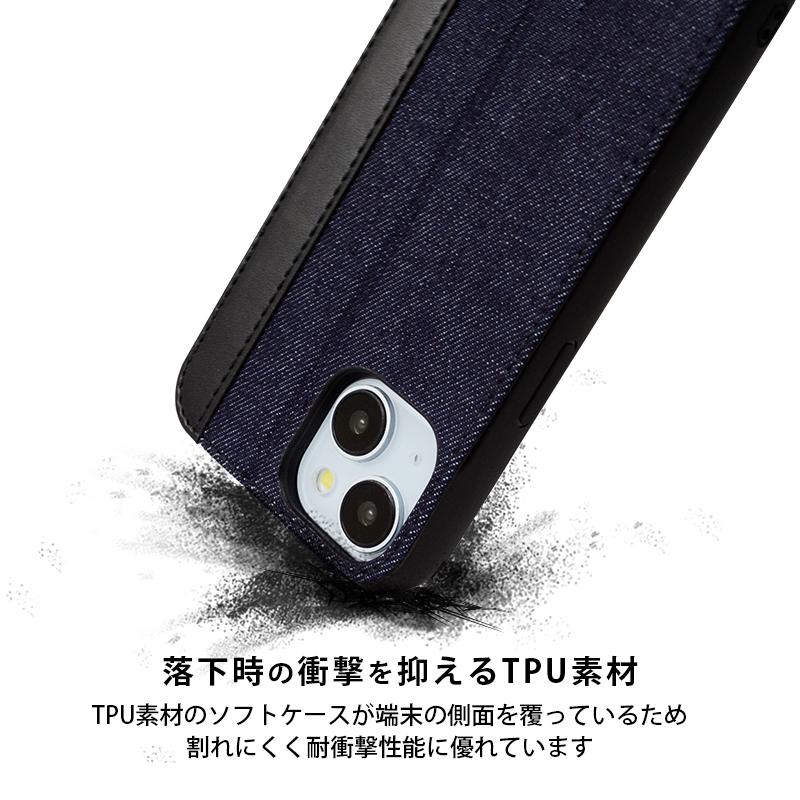 EDWIN（エドウィン） iPhone16 16Pro ケース スタンド ケース iphone15