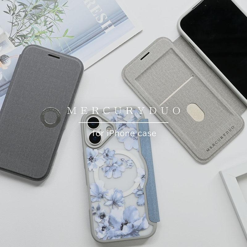 MERCURYDUO（マーキュリーデュオ） iPhone17 ケース 手帳型 クリア