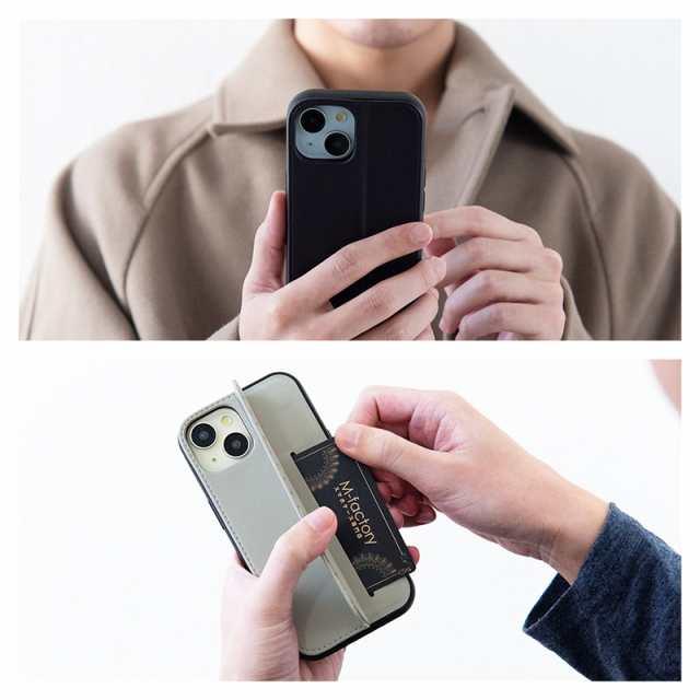 NANO universe（ナノ・ユニバース） iPhone15 ケース PUレザー
